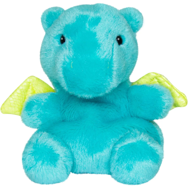 Игрушка мягконабивная Aurora Palm Pals Дракон бирюзовый, 15 см (220688C) - Pampik