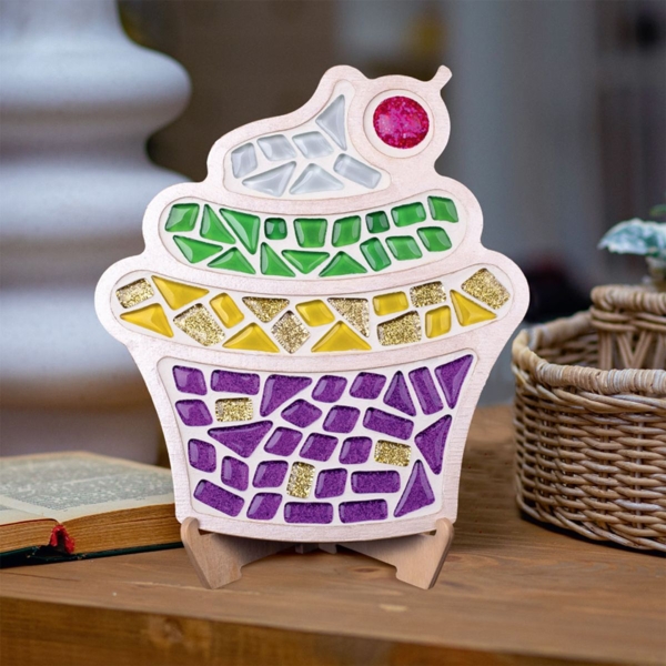 Стеклянная мозаика Mosaaro Кекс (MA1006) - Pampik - 3