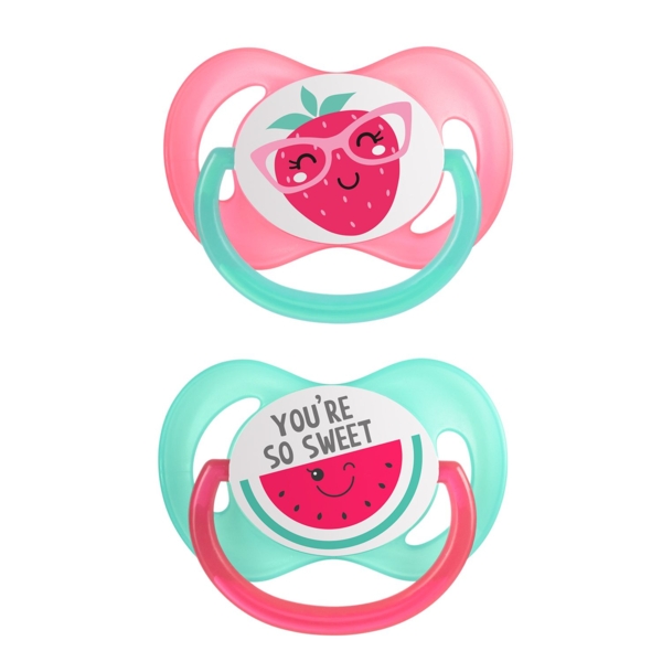 Силіконова симетрична пустушка Canpol babies So Cool, 6-18 міс., 2 шт. - Pampik