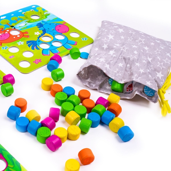 Деревянная мозаика Roter Kafer Ферма с мешочком (RW4003) - Pampik - 3