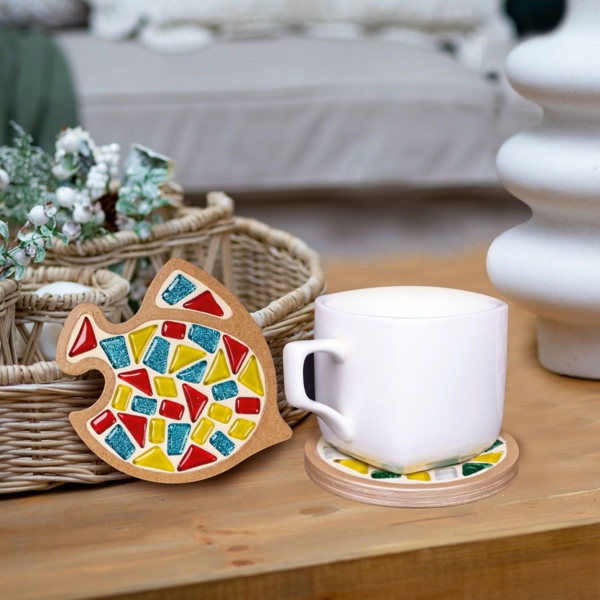 Стеклянная мозаика Mosaaro Рыба (MA1008) - Pampik - 3