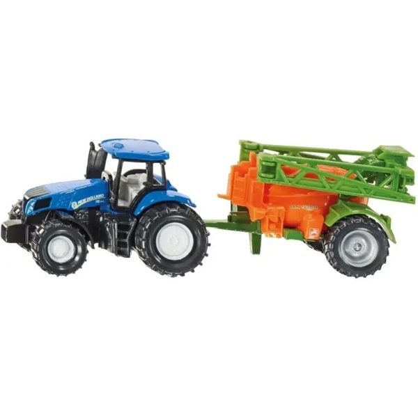 Трактор Siku Real с опрыскивателем синий (1668) - Pampik