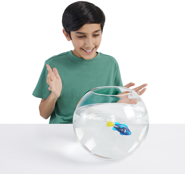 Інтерактивна іграшка Pets & Robo Alive S3 Роборибка, синя (7191-4) - Pampik - 6