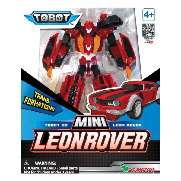 Игрушка-трансформер Tobot Детективы Галактики С2 мини Леон Ровер (301122) - Pampik - 4