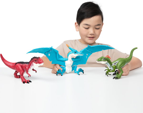 Інтерактивна іграшка Pets & Robo Alive Dino Action Раптор (7172) - Pampik - 5