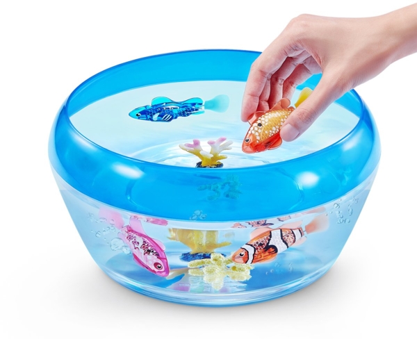 Інтерактивна іграшка Pets & Robo Alive S3 Роборибка, золотиста (7191-2) - Pampik - 6