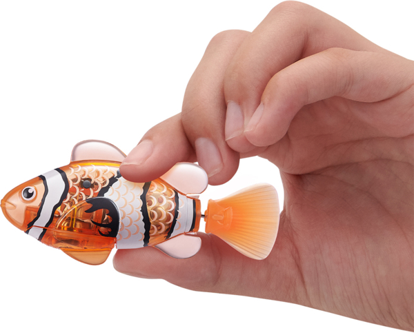 Інтерактивна іграшка Pets & Robo Alive S3 Роборибка, помаранчева (7191-5) - Pampik - 3