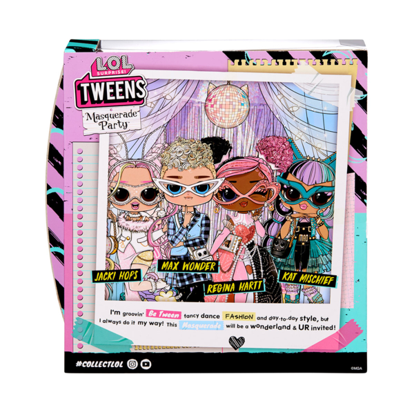 Ігровий набір із лялькою L.O.L. Surprise Tweens Masquerade Party Кет Місчіф, з аксесуарами (584117) - Pampik - 8