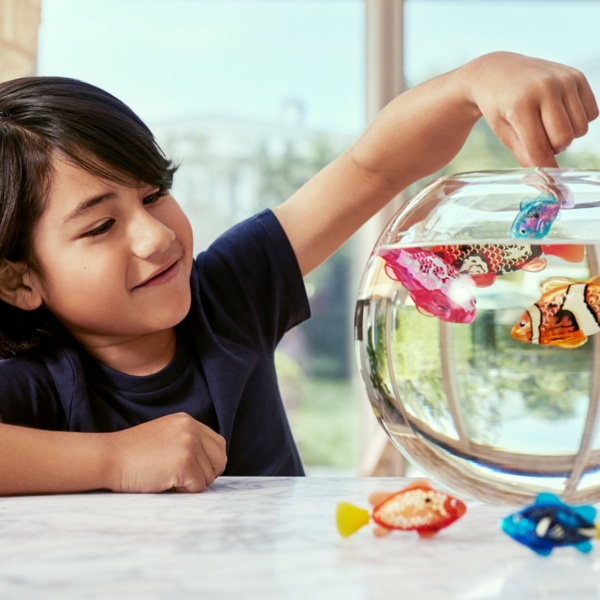 Інтерактивна іграшка Pets & Robo Alive S3 Роборибка, синя (7191-4) - Pampik - 7