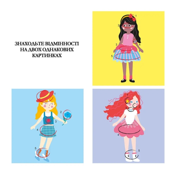 Набір для творчості Avenir Топ-модель 3 в 1, розмальовка з наклейками (CH201742) - Pampik - 3