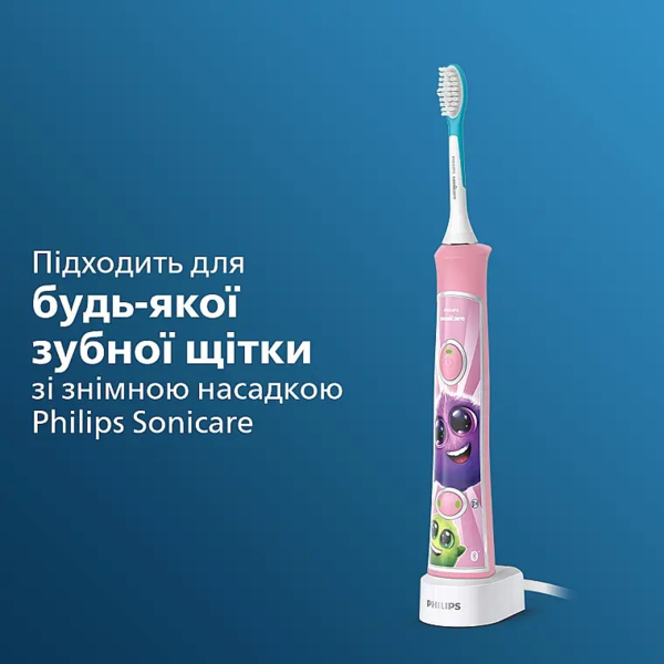 Сменные насадки для электрической зубной щетки Philips Sonicare For Kids HX6042/33, 2 шт. (3930514) - Pampik - 3