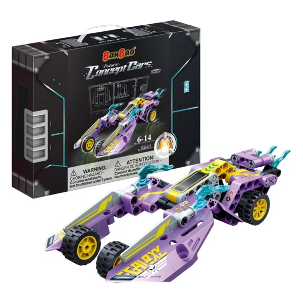 Конструктор BanBao Ексклюзивні авто Фіолетова галактика, 250 елементів (8641) - Pampik - 5