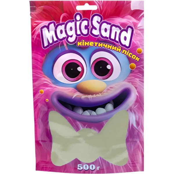 Кінетичний пісок Strateg Magic sand класичний, 500 г (39403-1) - Pampik