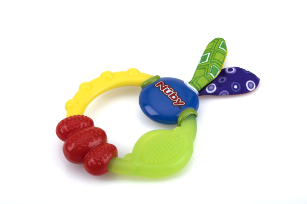 Прорізувач Nuby Кільце з вушками (632) - Pampik