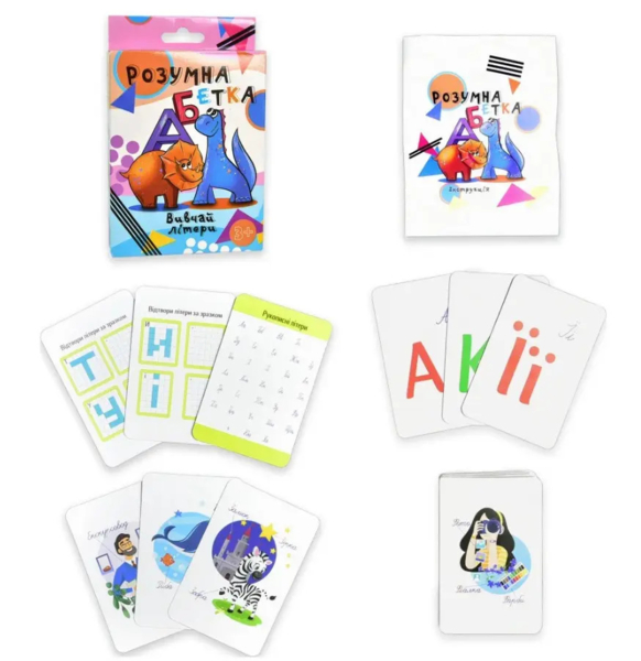 Настільна гра Strateg Розумний алфавіт, укр. мова (30273) - Pampik - 2