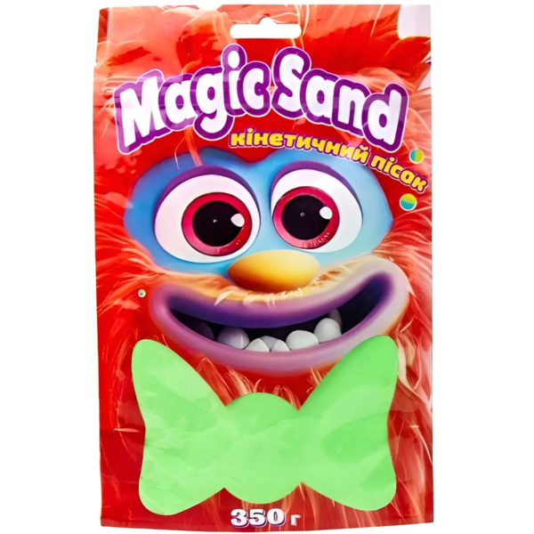 Кінетичний пісок Strateg Magic sand зелений, 350 г (39402-2) - Pampik