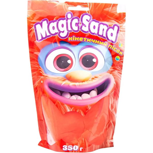 Кінетичний пісок Strateg Magic sand червоний, 350 г (39402-6) - Pampik