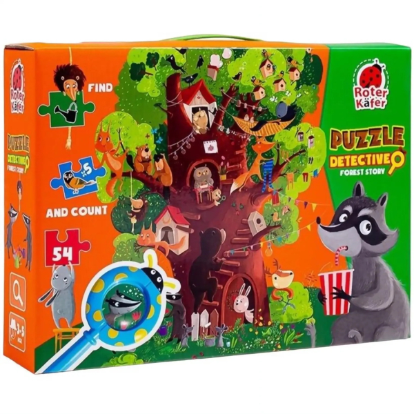 Пазл-детектив Roter Kafer Лесная история, 54 элемента (RK1080-04) - Pampik