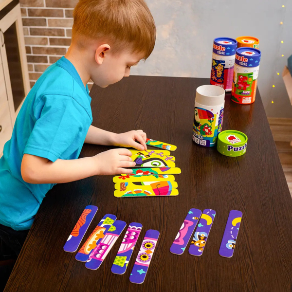 Пазлы-палочки Roter Kafer Birds, 16 элементов (RK1090-04) - Pampik - 6