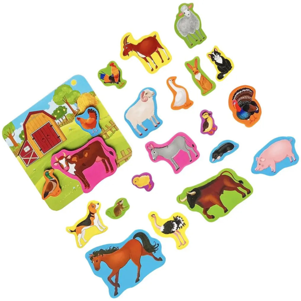 Магнитный набор Roter Kafer Ферма с доской (RK2090-01) - Pampik - 2