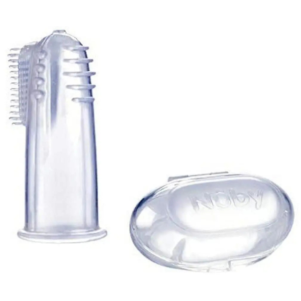 Дитяча щітка для ясен та зубів Nuby 3+ місяців - Pampik