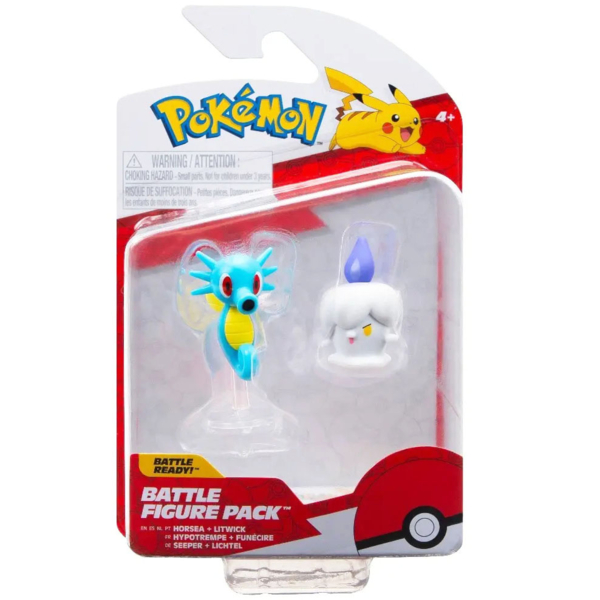 Набор игровых фигурок Pokemon W15 Battle figure Horseа + Litwick (PKW3008) - Pampik - 2