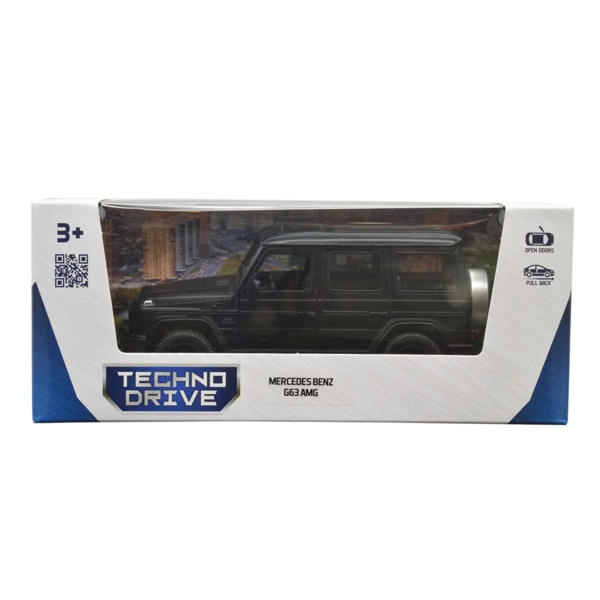Автомодель TechnoDrive Mercedes Benz G63 AMG, 1:32, чорний (250347U) - Pampik - 9