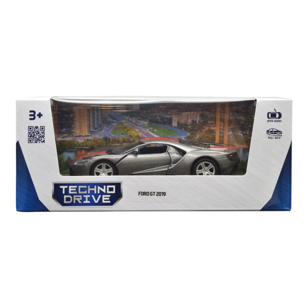 Автомодель TechnoDrive Ford GT 2019, 1:32, сірий (250338U) - Pampik - 10