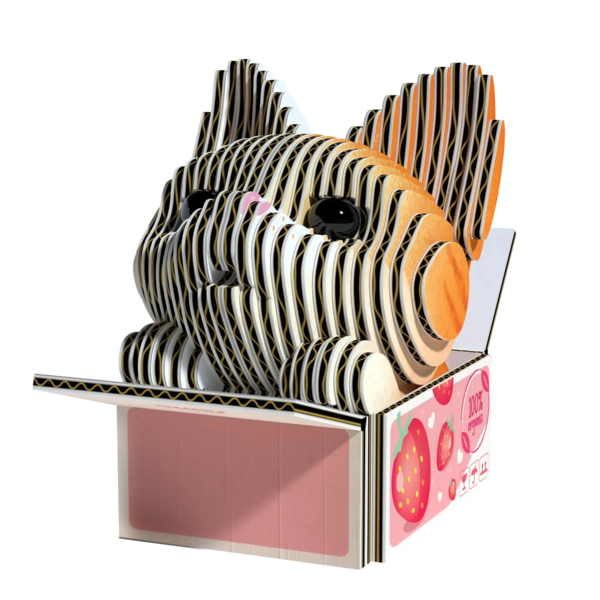 Збірна 3Д модель Eugy Зоопарк Кошеня руде (XEG-087) - Pampik - 2