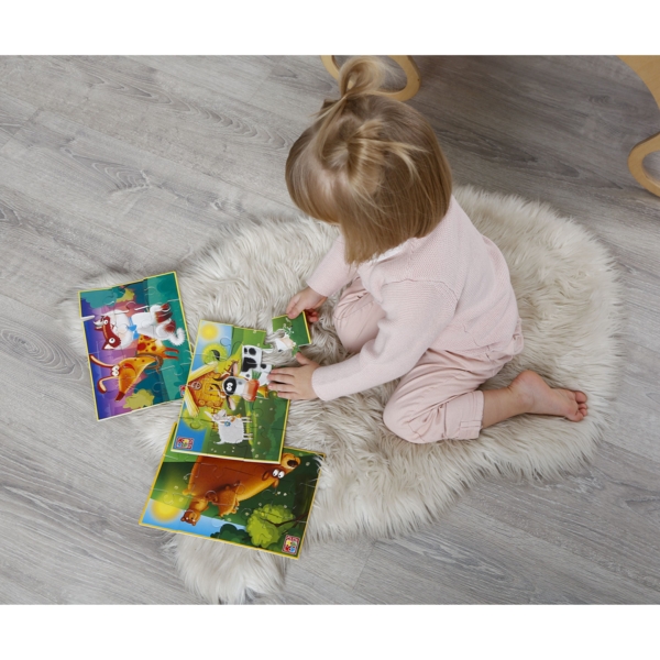 Мягкие пазлы Vladi Toys Малюк зможе А5 "Ферма", 12 элементов (VT1103-97) - Pampik - 3