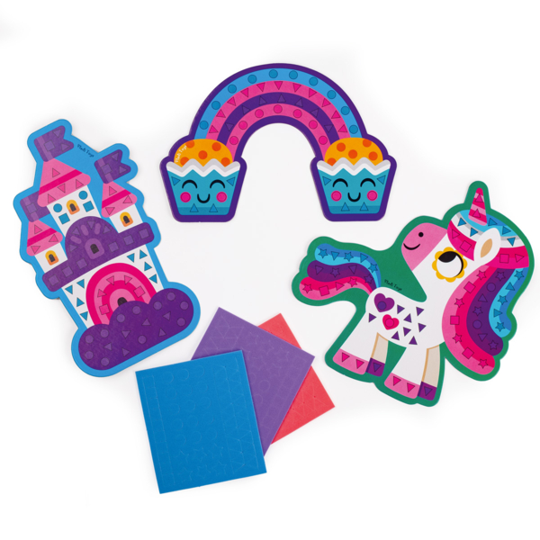 Набір для творчості Vladi Toys "Єдиноріг" м'яка мозаїка (VT4511-08) - Pampik - 3