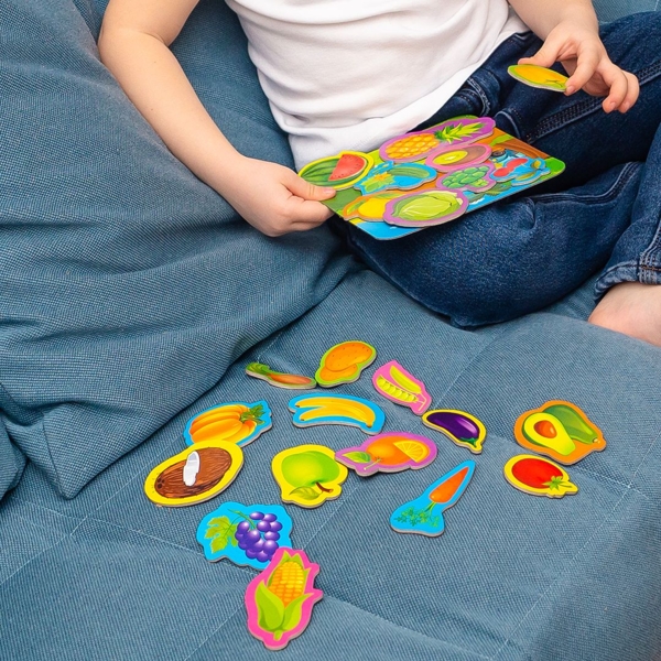 Магнітний набір Roter Kafer Овочі та фрукти з дошкою (RK2090-06) - Pampik - 7