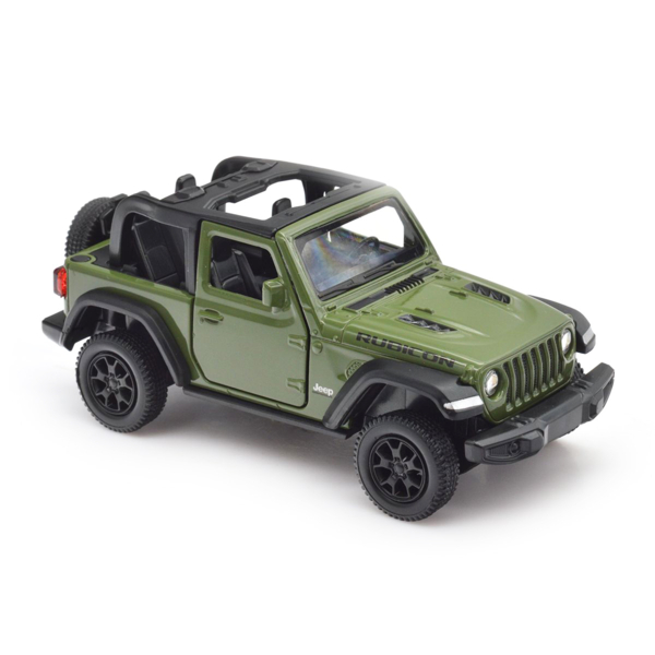 Автомодель TechnoDrive Jeep Wrangler Rubicon 2021, 1:32, зелена (250339U) - Pampik - 2
