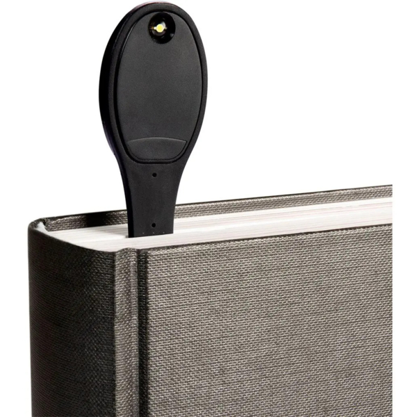 Закладка-фонарик Flexilight Классика Черный стиль, 14х3х1 см (FLBLK) - Pampik - 4