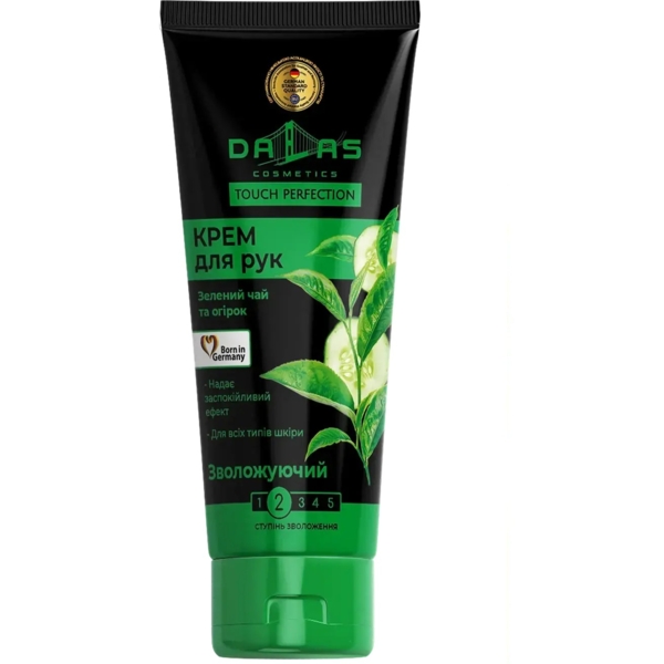 Крем для рук Dalas Зеленый чай и огурец, 75 мл (722577) - Pampik
