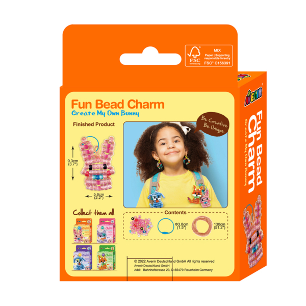 Набор для творчества Avenir Кролик из бисера (CH221883) - Pampik - 4