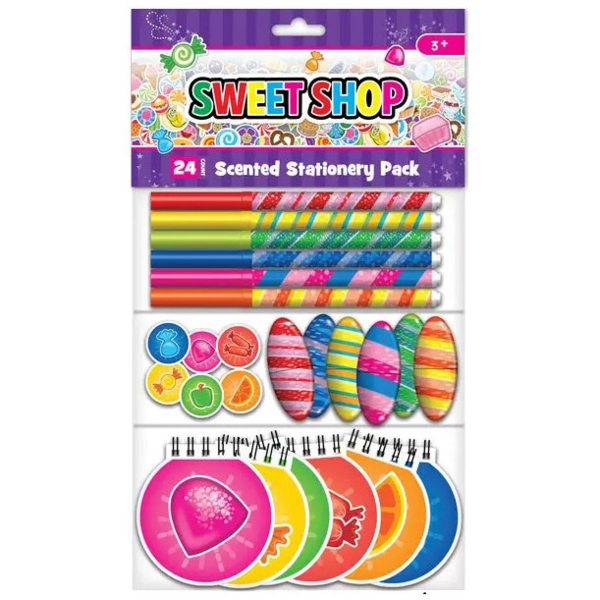 Набір канцтоварів ароматний Sweet Shop, 24 ел. (50080) - Pampik