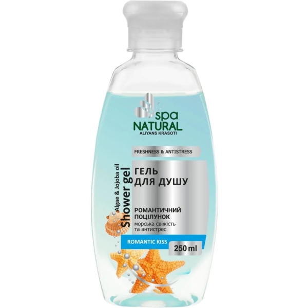 Гель для душу Natural Spa Романтичний поцілунок, 250 мл (3969) - Pampik