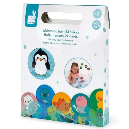 Игра-мемо для купания Janod, 24 элемента (J04714) - Pampik