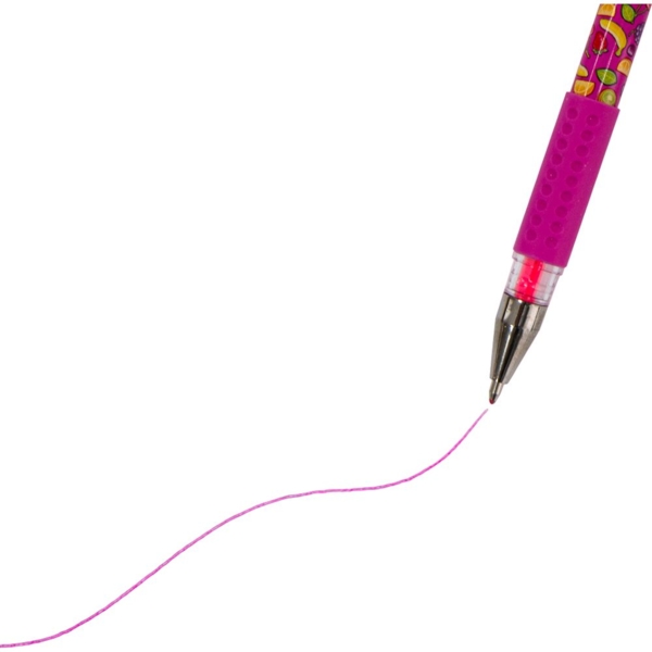 Уцінка. Набір ароматних гелевих ручок Scentos Неоновий коктейль, 5 кольорів (12264) - Pampik - 3