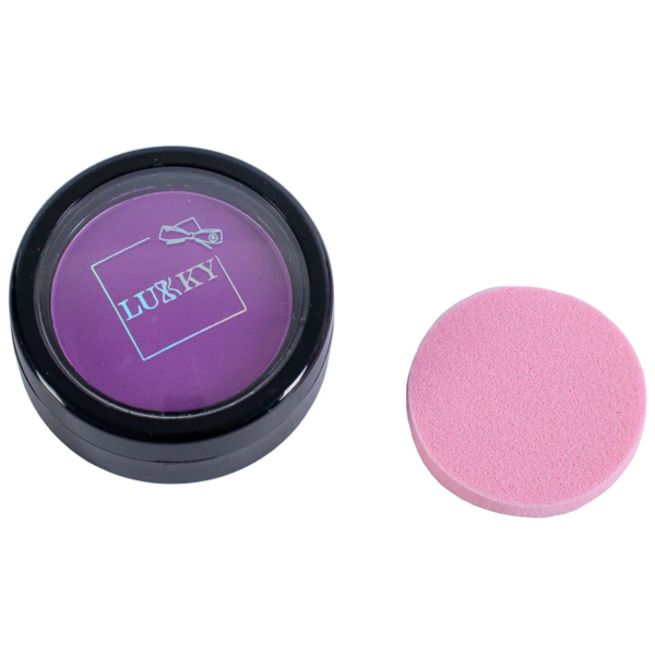 Дитяча пудрова крейда для волосся Lukky зі спонжем, фіолетовий (T11913) - Pampik - 2