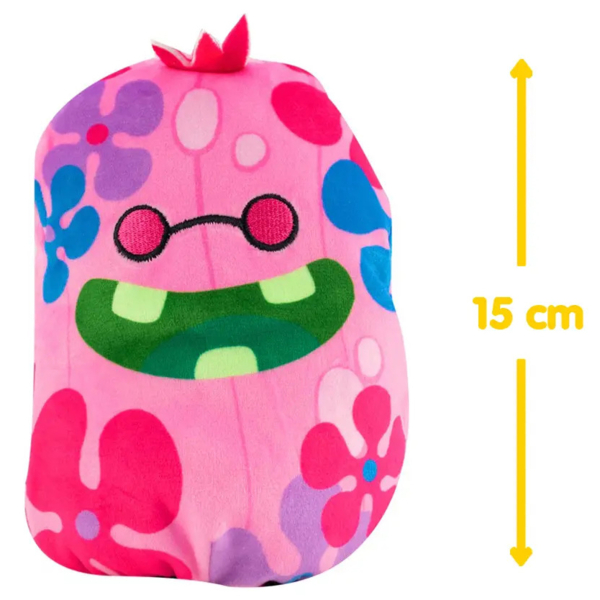 М'яка іграшка Cats vs Pickles 2 в 1 Котик та огірочок пінкі, 15 см (CVP2200-5) - Pampik - 2