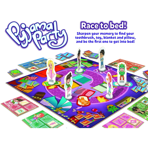 Настільна гра Educa Pyjama Party, укр. мова (18849) - Pampik - 2