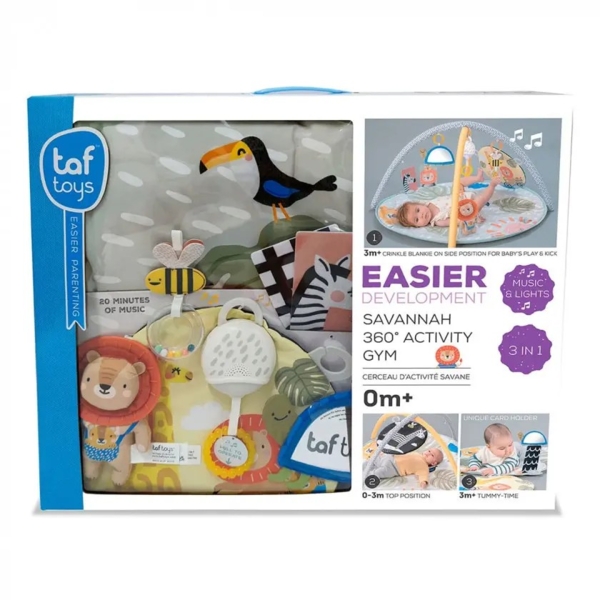 Розвиваючий музичний килимок Taf Toys Savannah 360 °, з дугами (12785) - Pampik - 9