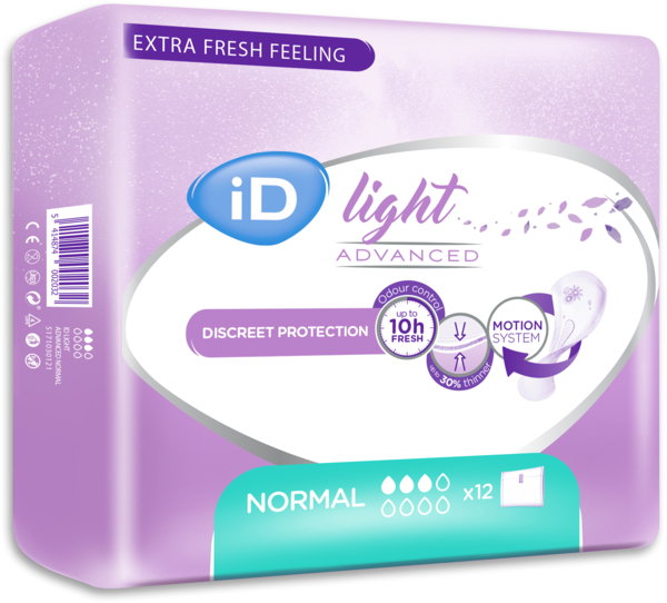 Урологічні прокладки iD Light Advanced Normal, 12 шт. - Pampik - 2