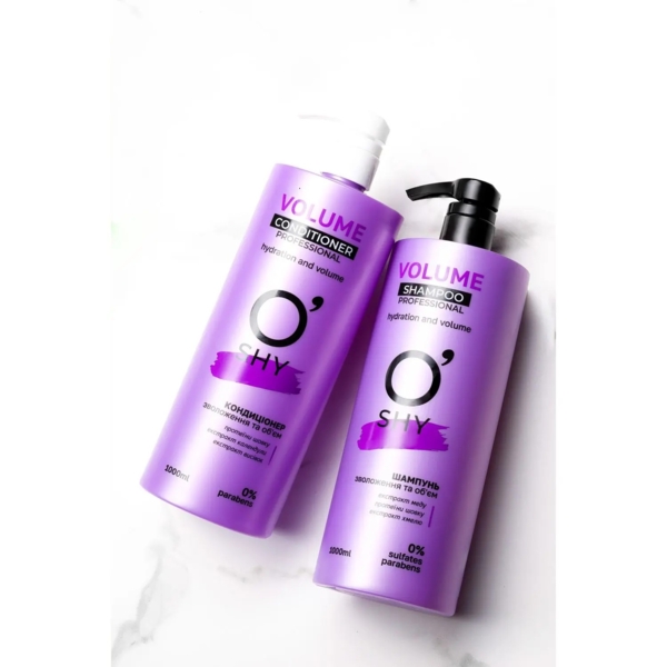 Кондиціонер для волосся O'Shy Volume Professional зволоження та об'єм, 1 л - Pampik - 2