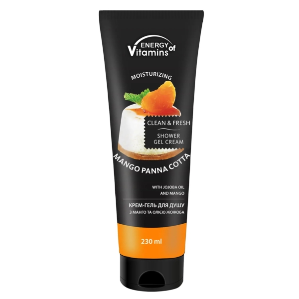 Крем-гель для душа Energy of Vitamins Mango Panna Сotta, 230 мл (5460) - Pampik