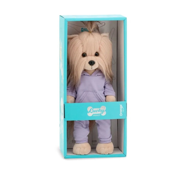 М'яка іграшка Orange Lucky Dog Lucky Yoyo Чорничне морозиво, 37 см (LD2/040) - Pampik - 8