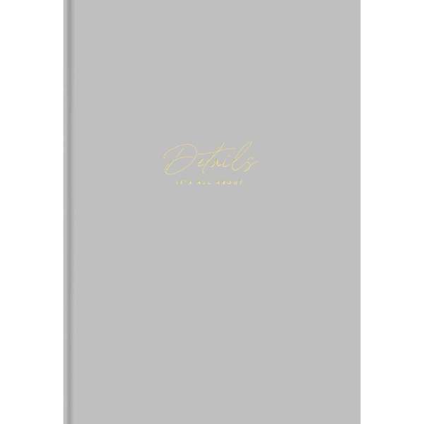 Зошит для записів MonAmi, А4, в клітинку, 80 аркушів, сірий (A4-IC-080-776K) - Pampik