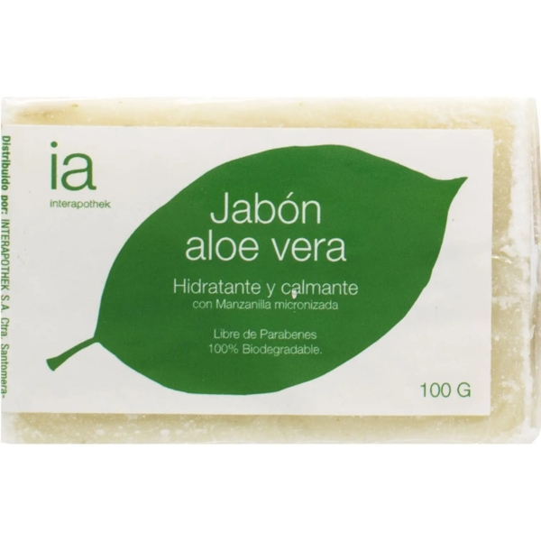 Мило Interapothek BIO, для обличчя та тіла, з екстрактом Алое Віра, 100 г - Pampik